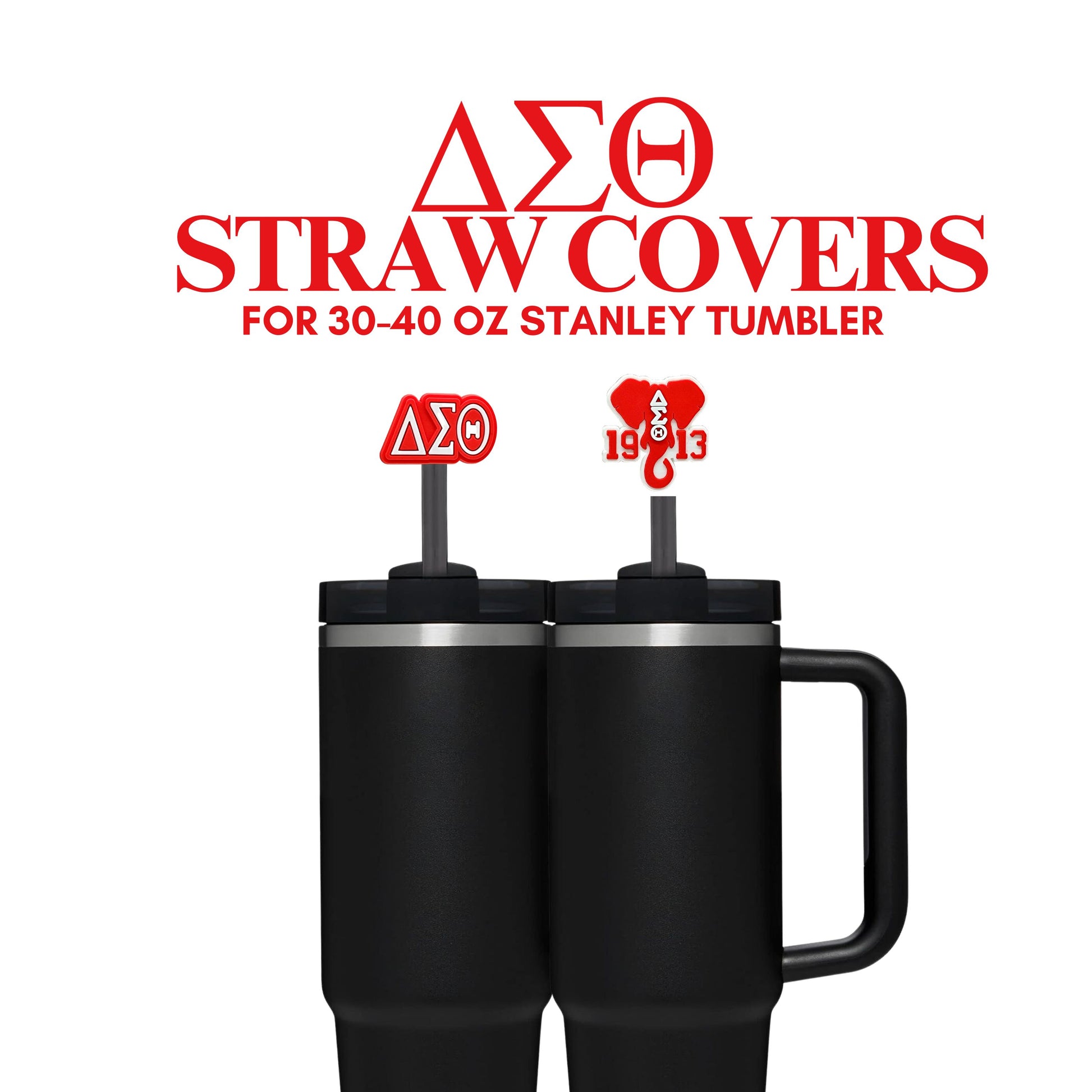 Matching straw covers for Stanley tumblers #stanley 